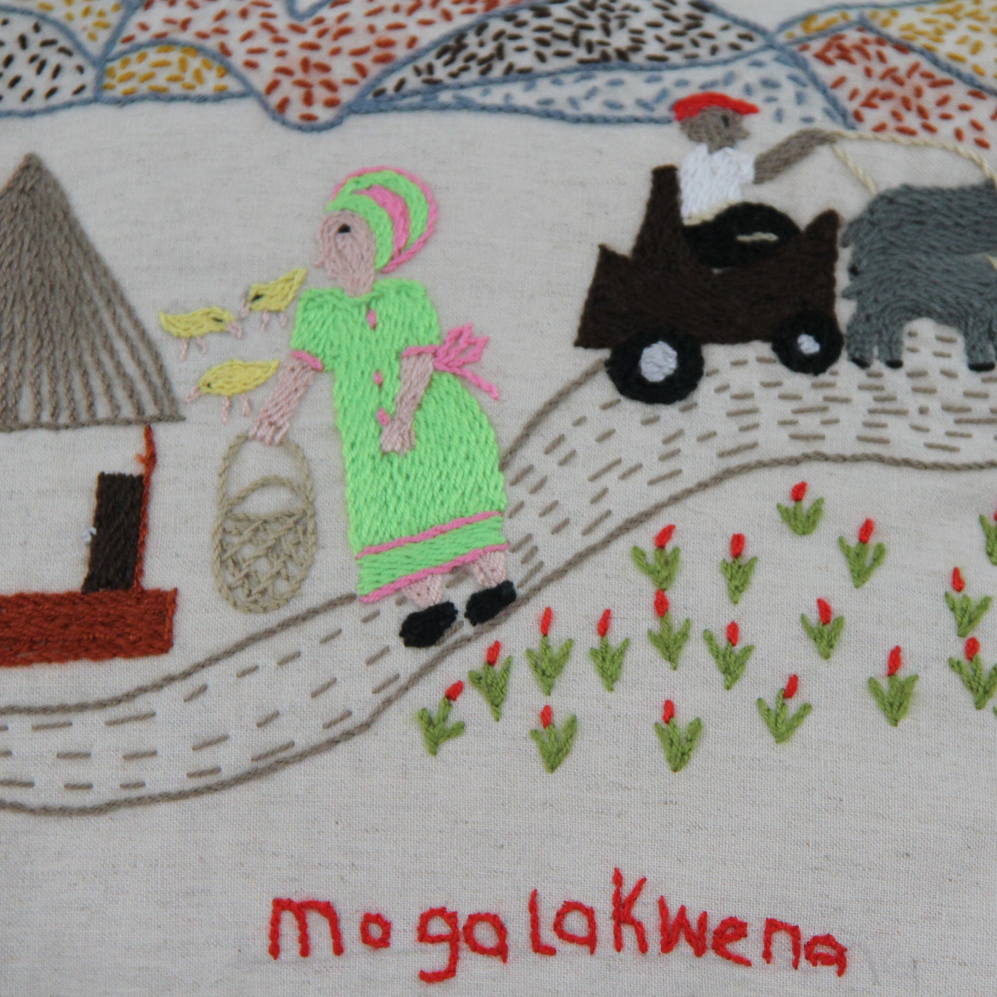 Mogalakwena Village Story Cushion - 3