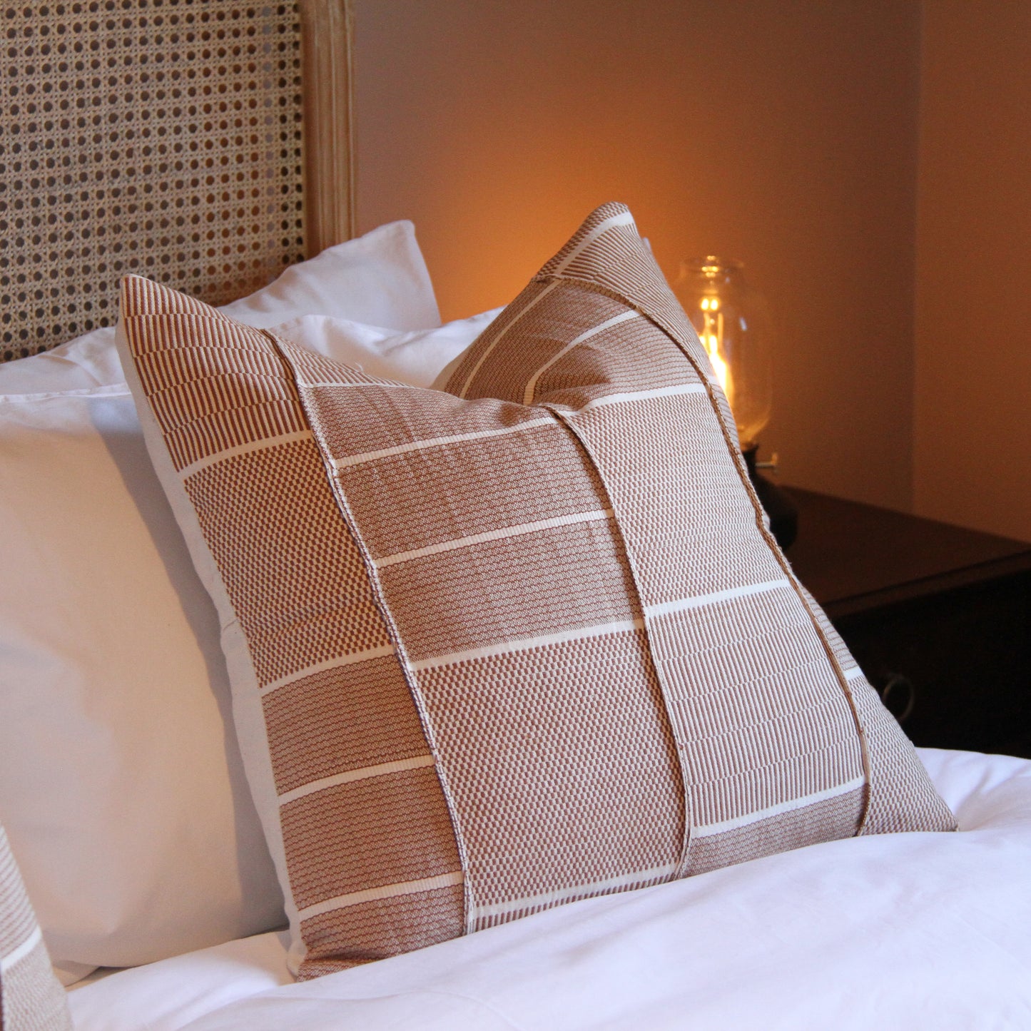 Kente Cushion - Tabacco