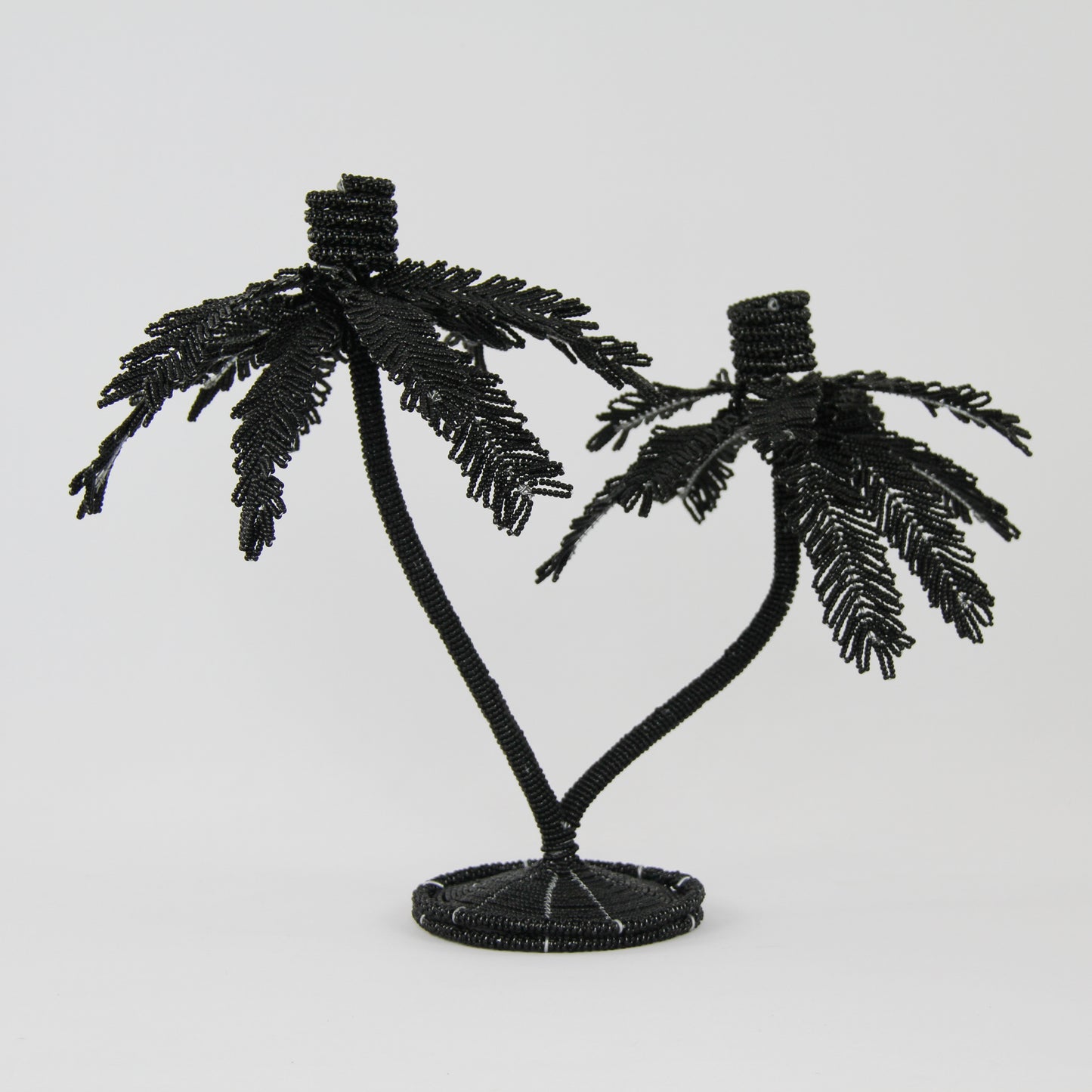 Palm Candelabra - Black