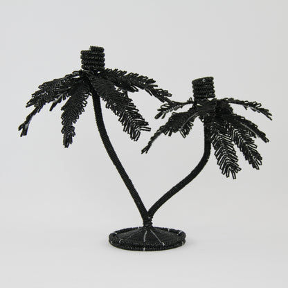 Palm Candelabra - Black