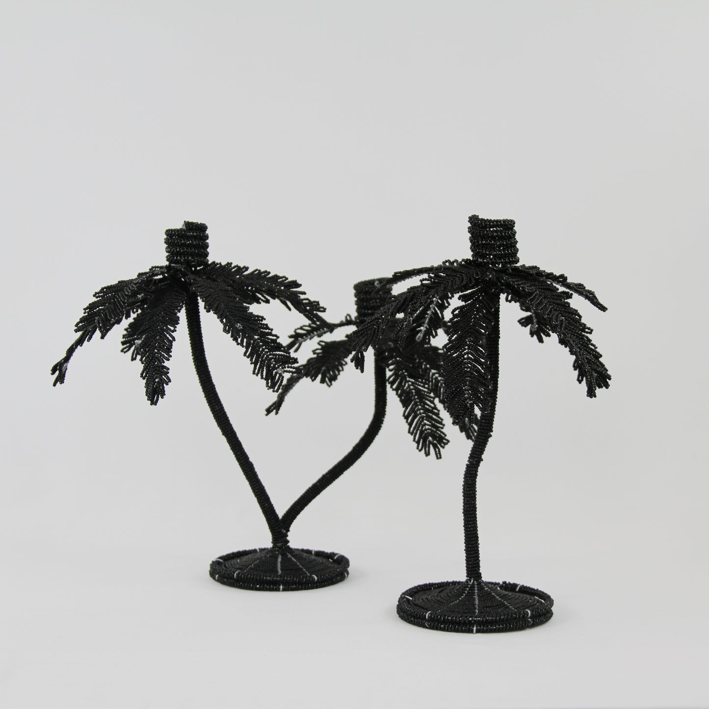 Palm Candelabra - Black