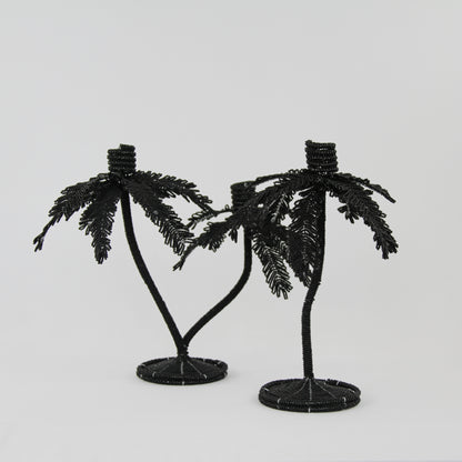 Palm Candelabra - Black