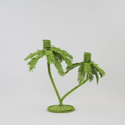 Palm Candelabra - Green