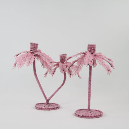 Palm Candelabra - Pink