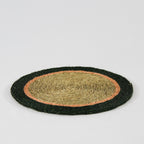 Woven Placemat - Blush and Green