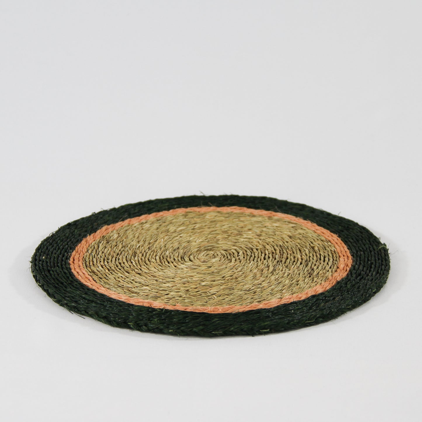 Woven Placemat - Blush and Green