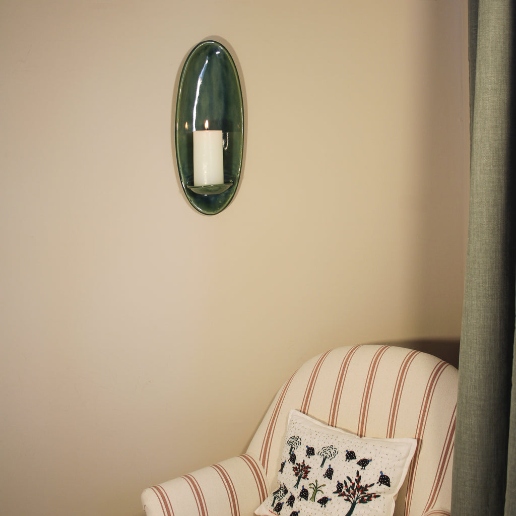 Ngoro Sconce - Emerald